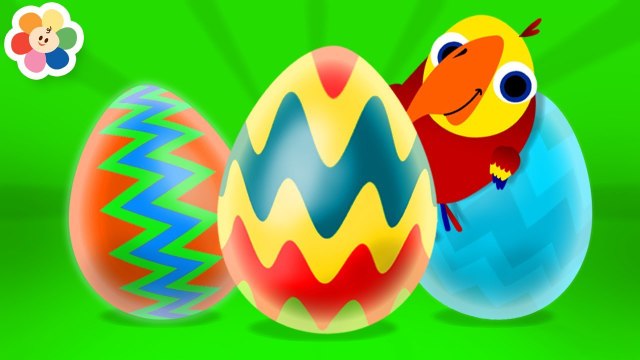 Huevo Sorpresa de Colores | Nuevas Palabras con Larry | Aprender Animales Para Niños | BabyFirst