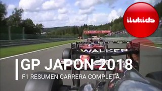 CARRERA COMPLETA GP JAPON F1 2018 RESUMEN FULL RACE