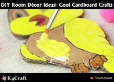 DIY Room Décor Ideas! Cool Cardboard Craftsvia: Troom Troom - easy DIY video tutorials, youtube.com/troomtroom