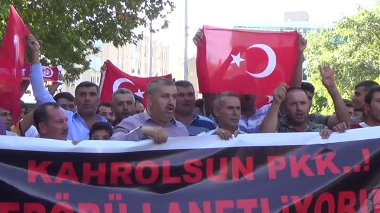Adıyaman'da Teröre Tepki Yürüyüşü Düzenlendi