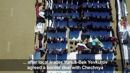 People in Russia's North Caucasus protest against land swap deal