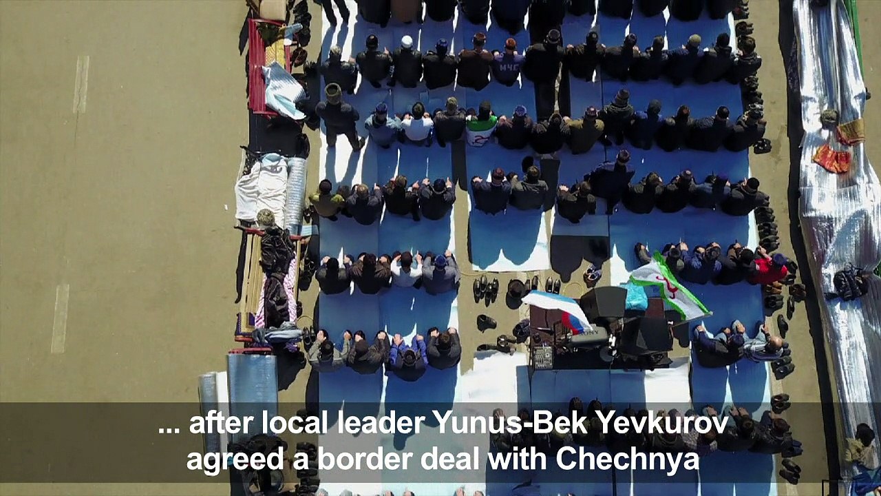 People in Russia's North Caucasus protest against land swap deal