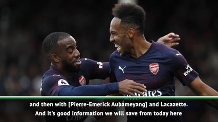 Emery happy with ongoing tactical 'process' after 5-1 win over Fulham