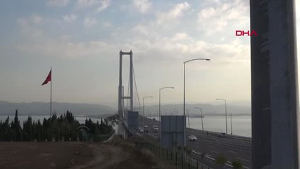 Kocaeli Osmangazi Köprüsü'nde 'Kömürcüler Osb' Eylemi-1