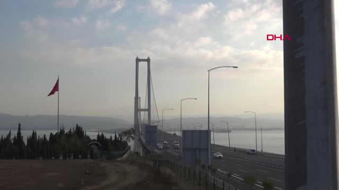 Kocaeli Osmangazi Köprüsü'nde 'Kömürcüler Osb' Eylemi-1