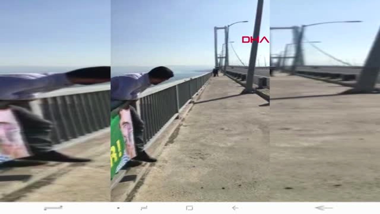 Kocaeli Osmangazi Köprüsü'nde 'Kömürcüler Osb' Eylemi-2