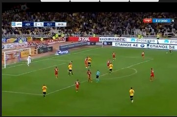Bakasetas A.     Amazing  Goal    (1:1)  AEK Athens - Olympiakos