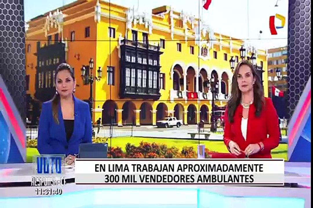 En Lima trabajan más de 300 mil vendedores ambulantes