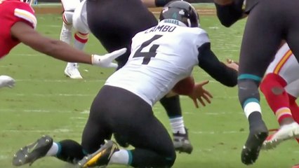 Josh Lambo recovers his own onside kick