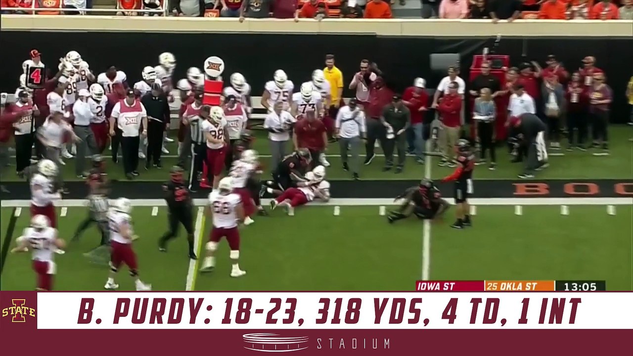 Brock Purdy Highlights: Iowa State - Oklahoma State 2018