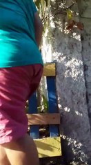 gordito haciendo ejercicios