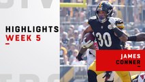 James Conner's best runs and catches | Week 5