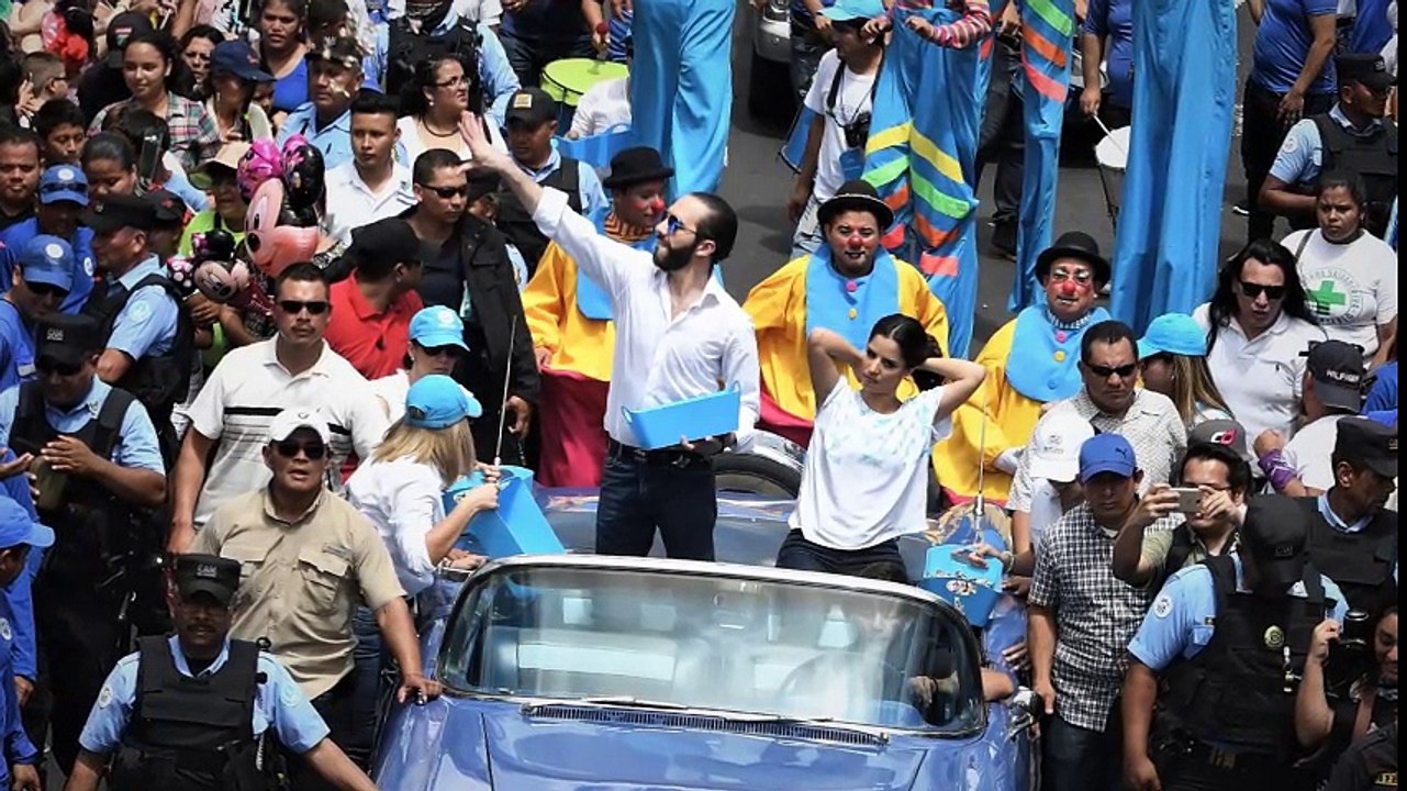 Nayib Bukele en la universidad Nacional