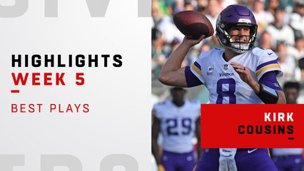 Kirk Cousins' best plays vs. Eagles | Week 5