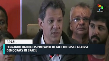 PT Candidate Fernando Haddad Speaks After Knowing The Election Results