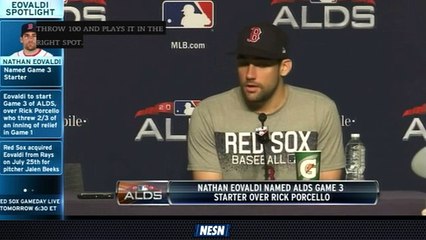 NESN Sports Today: Nathan Eovaldi Before First Postseason Start
