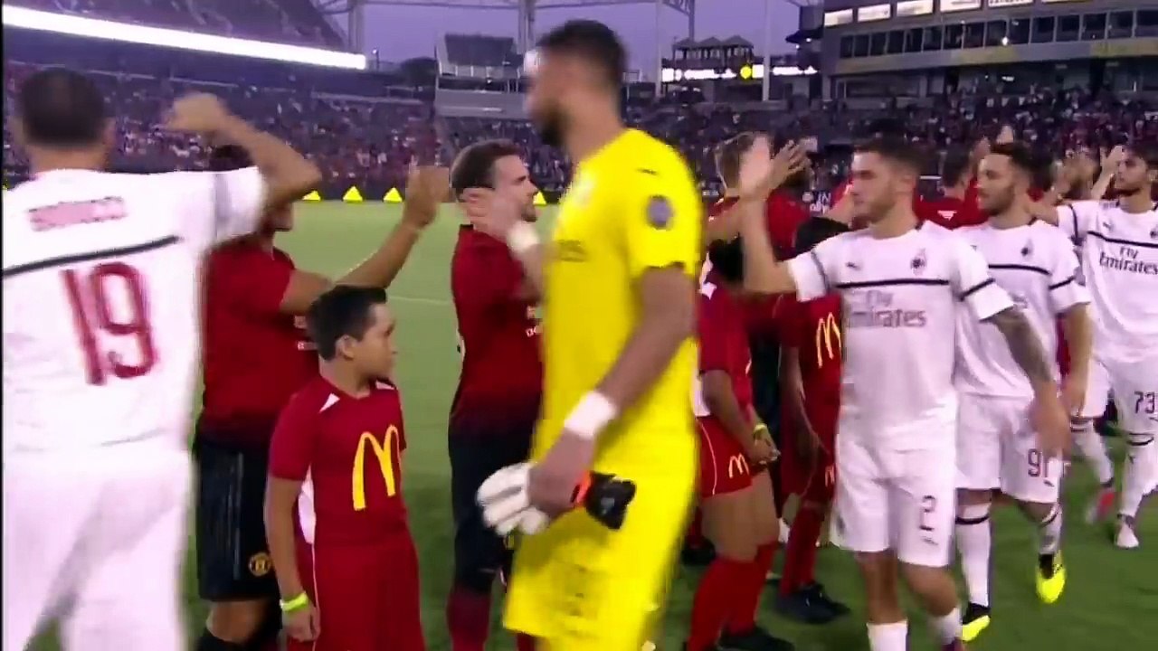 AC Milan vs Manchester United 1-1 (8-9 Pen.) Extended Match Highlights - 2018 HD