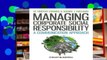 F.R.E.E [D.O.W.N.L.O.A.D] Managing Corporate Social Responsibility: A Communication Approach [P.D.F]