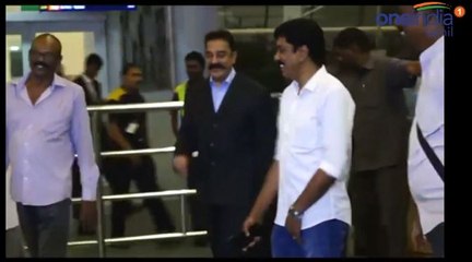 Télécharger la video: ஆச்சரியப்பட எதுவும் இல்லை - கமல்ஹாசன்  kamal haasan press meet in airport