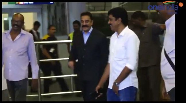 ஆச்சரியப்பட எதுவும் இல்லை - கமல்ஹாசன் kamal haasan press meet in airport
