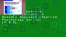 [P.D.F] Misbehavior in Organizations: A Dynamic Approach (Applied Psychology Series) [P.D.F]