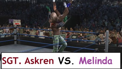 SGT. ASKREN VS. MELINDA MIXED WRESTLING