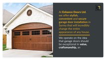 Finest Customized Garage Door Installation Surrey | Enhance Doors Ltd