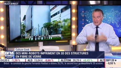 Frédéric Simottel: Des mini-robots qui impriment des structures en fibre de verre en 3D - 08/10