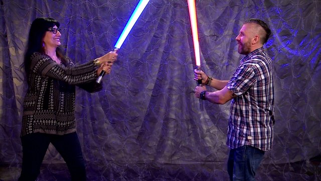 Lightsaber Duel with Ray Park aka Darth Maul