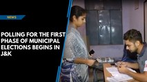 Polling for the first phase of municipal elections begins in J&K