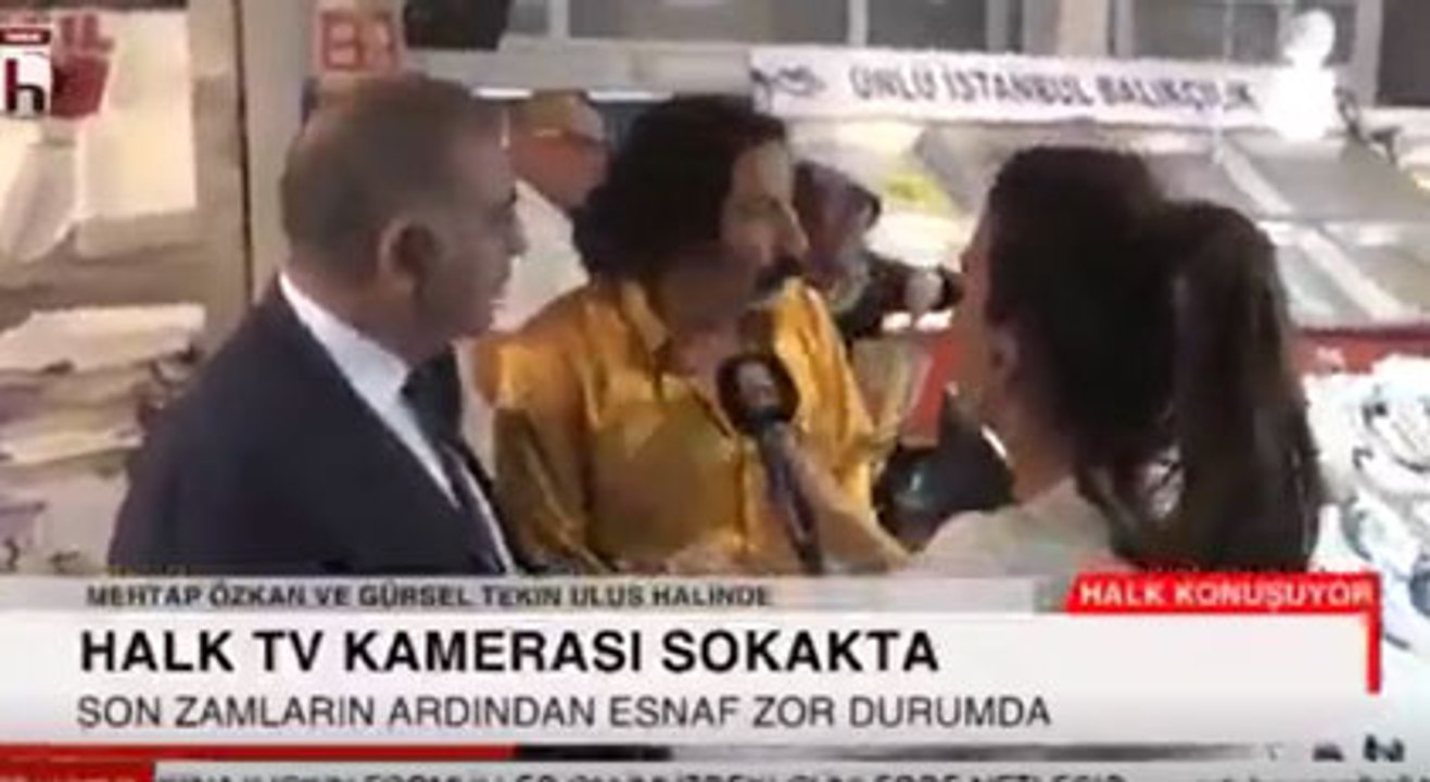 Halk TV'ye "kriz var" diyen vatandaş, A Haber sorunca bakın ne dedi