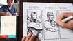 Réaliser un dessin d'Iron Man en 10 mn, 1mn et 10s