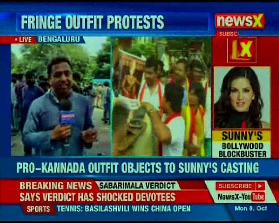 Pro-Kannada outfit objects to Sunny Leone's casting to Telugu Queen Veera Mahadevi