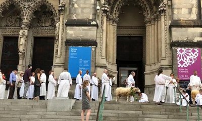 New York'ta hayvanlar kutsandı