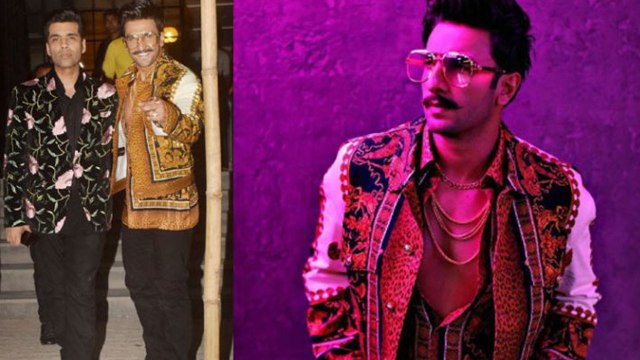 Koffee With Karan 6: Ranveer Singh wears Versace Shirt as he attends Karan Johar's show | FilmiBeat