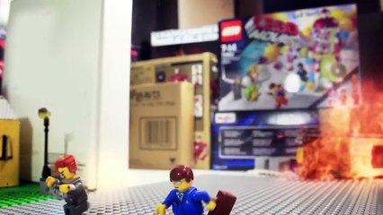 Lego Batman vs Transformers Stop motion : The Easy Taxi App