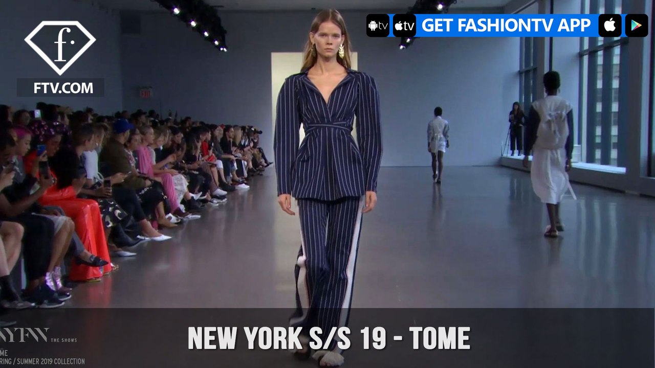 New York Fashion Week Spring/Summer 2019 - Tome | FashionTV | FTV