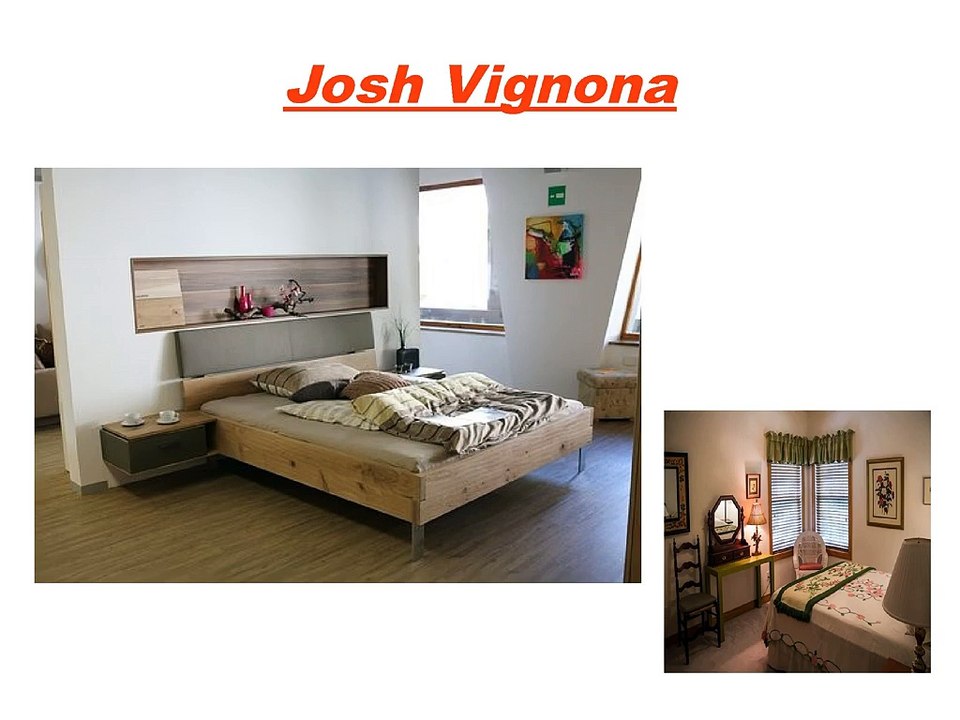 Josh Vignona - Bedroom design