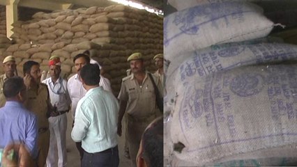 यूपी: नामी कंपनी में पुलिस के सामने हो रहा था सरकारी अनाज का गोरखधंधा, पुलिस दे रही थी साथ