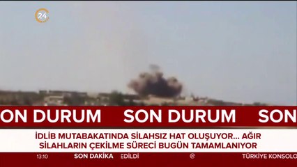 Ağır silahların çekilme süreci bugün tamamlanıyor