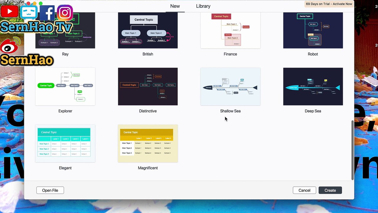 MacBook Pro 教學 74：如何提高記憶力、學習力、吸收能力？XMind Zen-Mind Mapping Tools For Mac！| SernHao Tv
