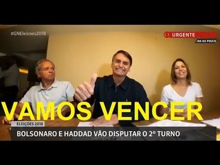 PRONUNCIAMENTO DE BOLSONARO APÓS RESULTADO DO PRIMEIRO TURNO (07/10/2018)