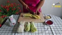 Steamed Baby Cabbage and Vermicelli with Chopped Garlic: A healthy dish which needs little cooking skill, steamed baby cabbiage and vermicelli with chopped garl