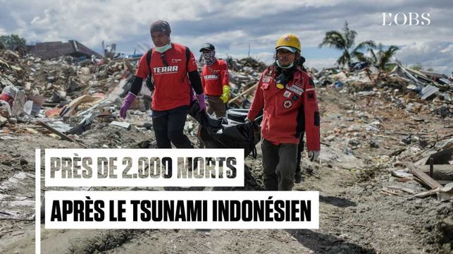 Indonésie : près de 2.000 morts et dernières recherches de corps après le tsunami