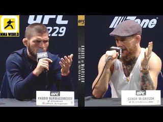 Trash Talk Before The Fight: Conor McGregor and Khabib Nurmagomedov