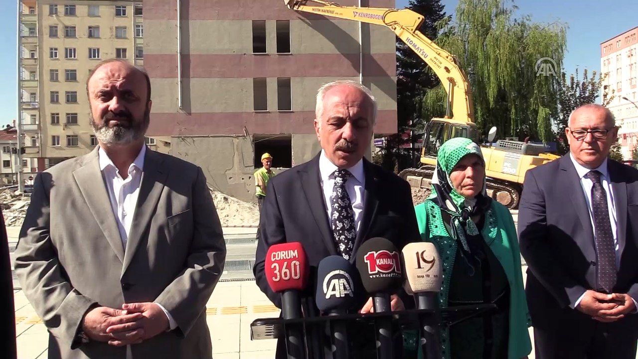 Sağlık Müdürlüğü binasının yıkımı başladı - ÇORUM