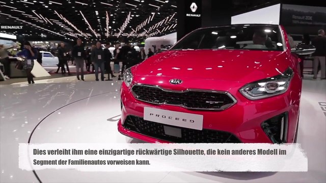 Der neue Kia ProCeed vereint eindrucksvolle Fliessheck-Linien mit der Vielseitigkeit eines Tourers