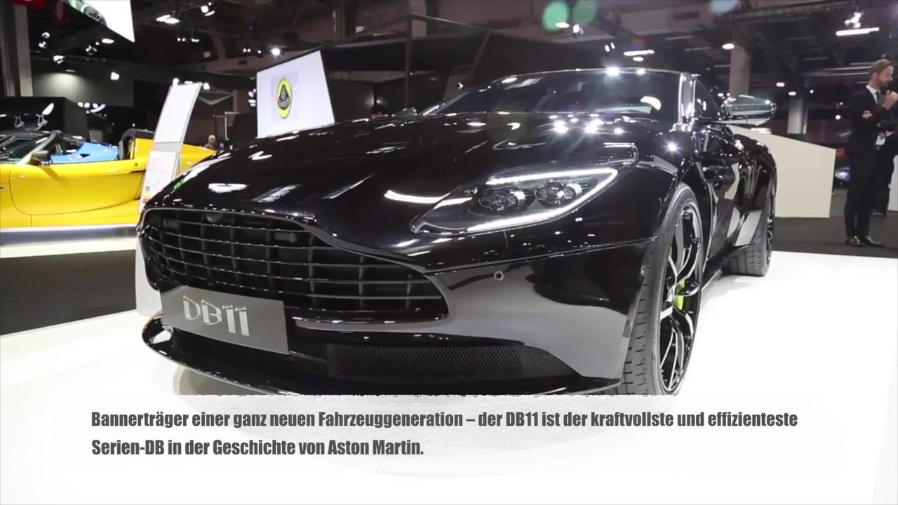 Aston Martin DB11 Überblick auf dem Mondial de l’Automobile Paris 2018