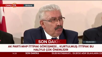 AK Parti-MHP ittifak görüşmesi