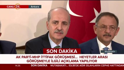 AK Parti-MHP ittifak görüşmesi